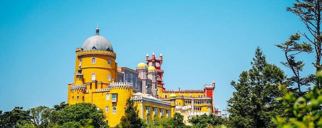 Palácio da Pena, o último do principal circuito turístico de Sintra, que também pertencia à família real portuguesa
