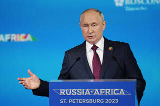 Russian President Vladimir Putin attends Russia-Africa summit in Saint Petersburg