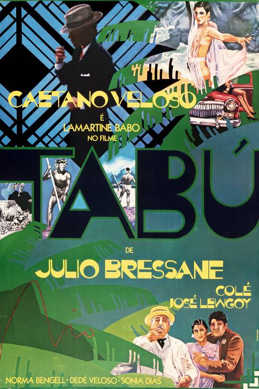 Cartaz para filme Tabu, de Júlio Bressane