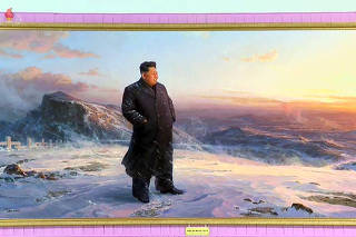 Kim Jong painting