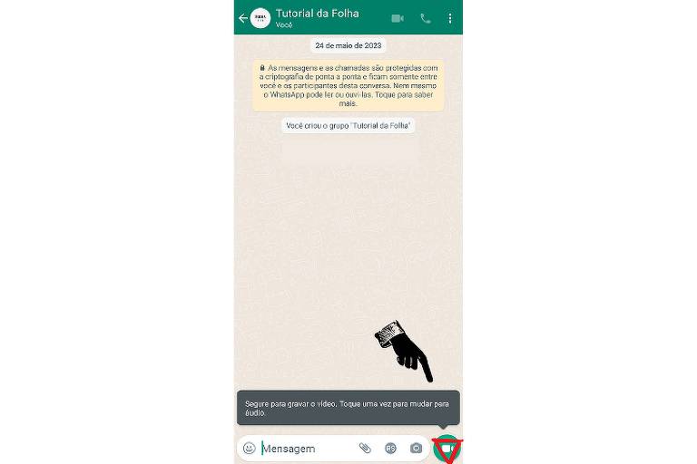 WhatsApp lança mensagem por vídeo similar a áudio; veja como usar -  27/07/2023 - Tec - Folha