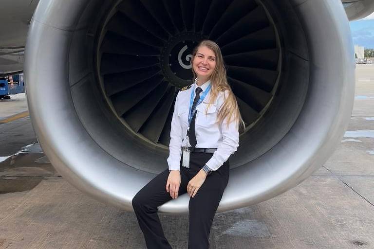 Natália Lewandowski, 34, piloto de empresa aérea