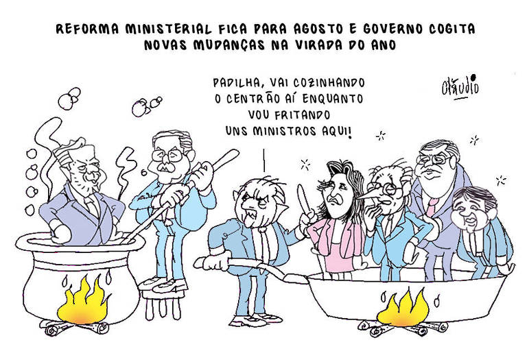 Padilha cozinha e Lula frita