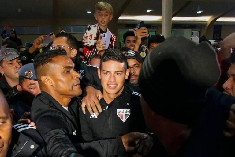 O São Paulo será a primeira experiência de James Rodríguez no futebol brasileiro