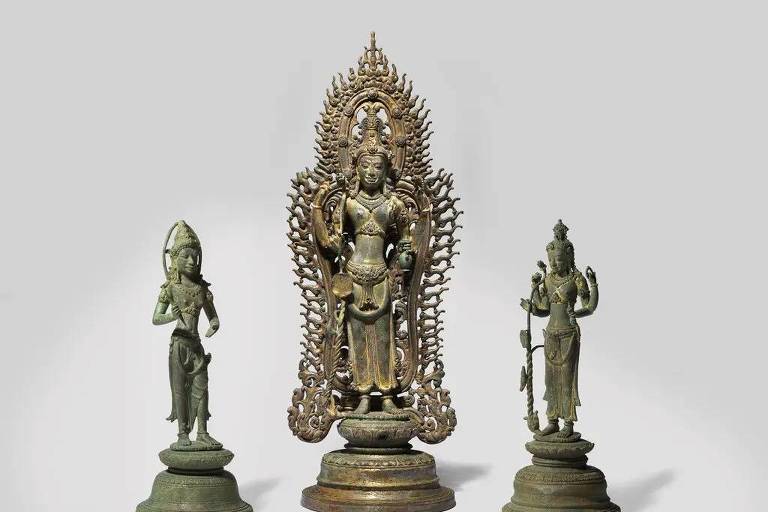 Austrália vai devolver esculturas budistas tiradas do Camboja por traficante