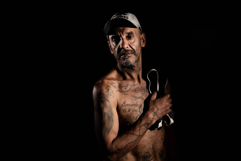 Jailson Antonio de Oliveira, 53, conhecido como Corintiano, frequenta a cracolândia há 30 anos; ele diz ter ficado com medo de morrer ao ser conduzido pela polícia para o bairro do Bom Retiro