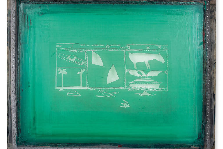 LEONILSON [JOSÉ LEONILSON BEZERRA DIAS] (1957-1993) matriz de serigrafia [processo fotográfico], 1983 40 x 50 x 2,5 cm _PL.2734.000_© Rubens Chi