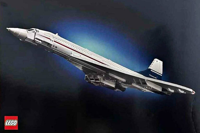 Novo modelo do avião Concorde a ser lançado pela Lego