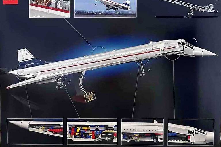 Lego prepara lançamento de modelo do avião Concorde