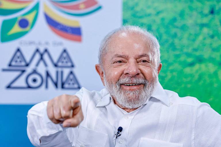 Lula durante evento da Cúpula da Amazônia, em Belém (PA)