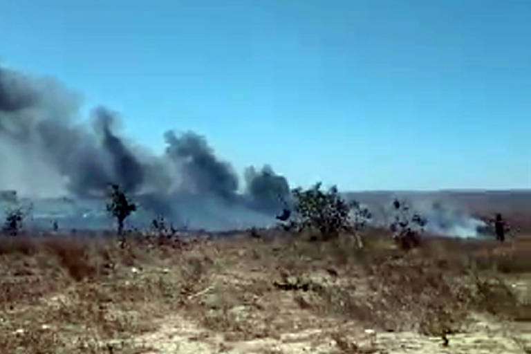 Área em Formosa, Goiás, em que helicóptero da Marinha caiu 