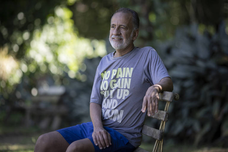 O publicitário Paulo Peregrino,61, recebeu tratamento de células CAR-T no HC da USP, em São Paulo