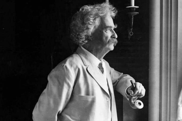 O escritor norte-americano Mark Twain