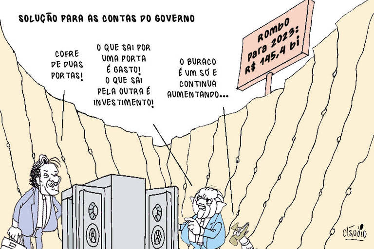 Solução para o déficit: cofre de duas portas