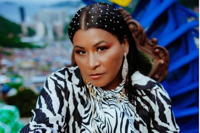 A funkeira MC Katia, uma das pioneiras do gênero musical