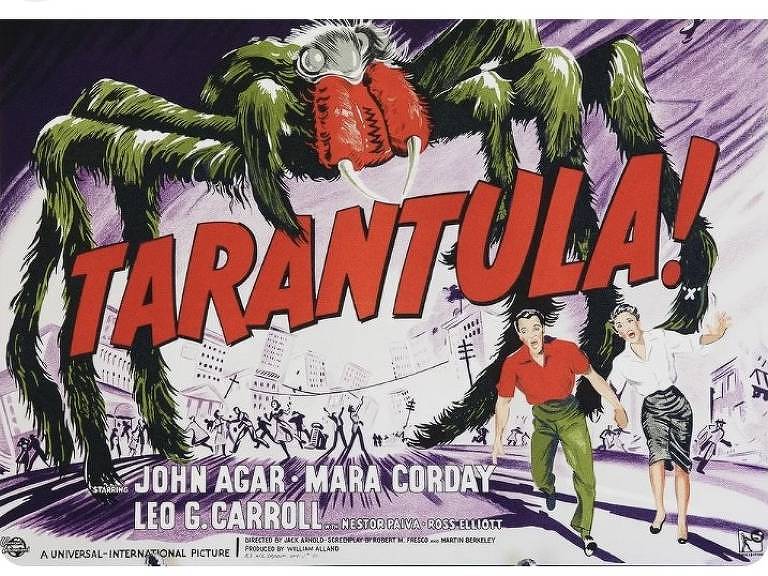 Poster original de Tarântula, filme de Jack Arnold, de 1956