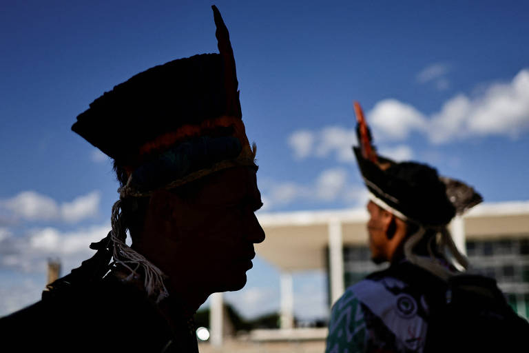 Indígenas aguardam julgamento do marco temporal pelo STF
