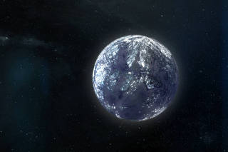 In an undated image from NASA'S Goddard Space Flight Center, an artist's impression of a free-floating planet, untethered from a star's gravity, in space. (NASA'S Goddard Space Flight Center via The New York Times)