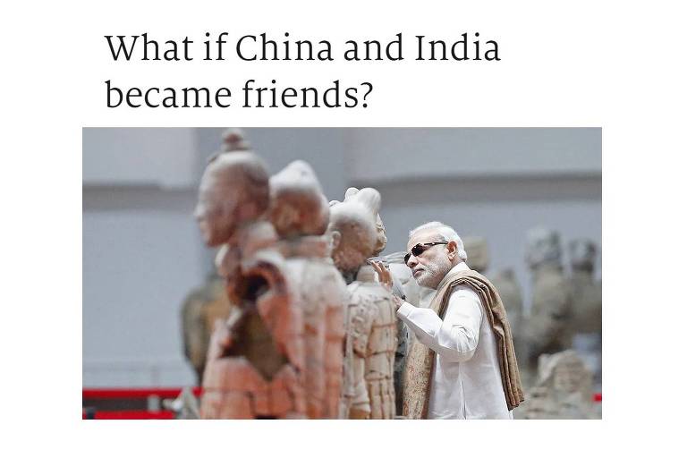 The Economist imagina um mundo em que China e Índia fazem as pazes