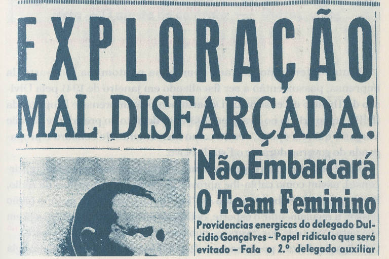 Reprodução do livro "Futebol feminino no Brasil", da historiadora Aira Bonfim