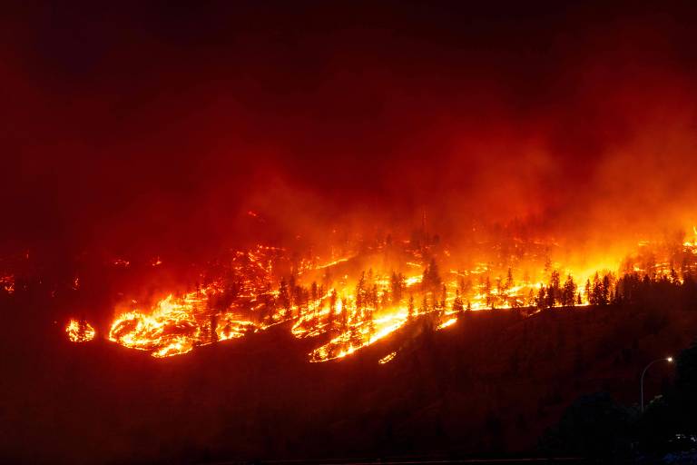 Mudanças climáticas impulsionaram onda de incêndios no Canadá, diz estudo