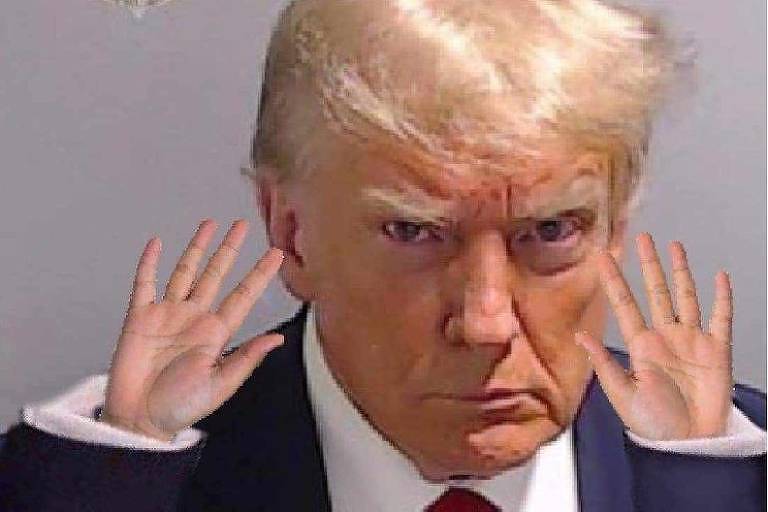 'Mug shot' faz Trump virar extraterreste, personagem de anime e Coringa em memes