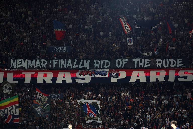 Torcida do PSG comemora saída de Neymar do time: 'Finalmente nos livramos'