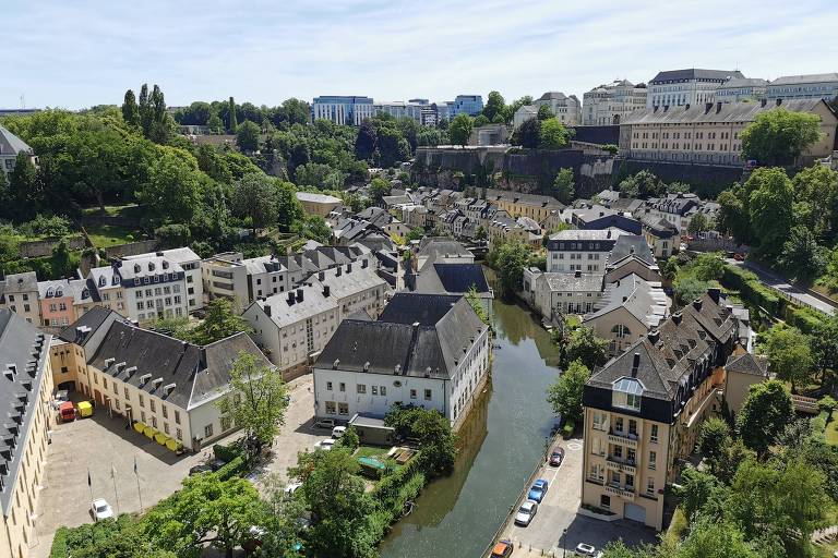Cidade de Luxemburgo, a capital do país europeu de mesmo nome