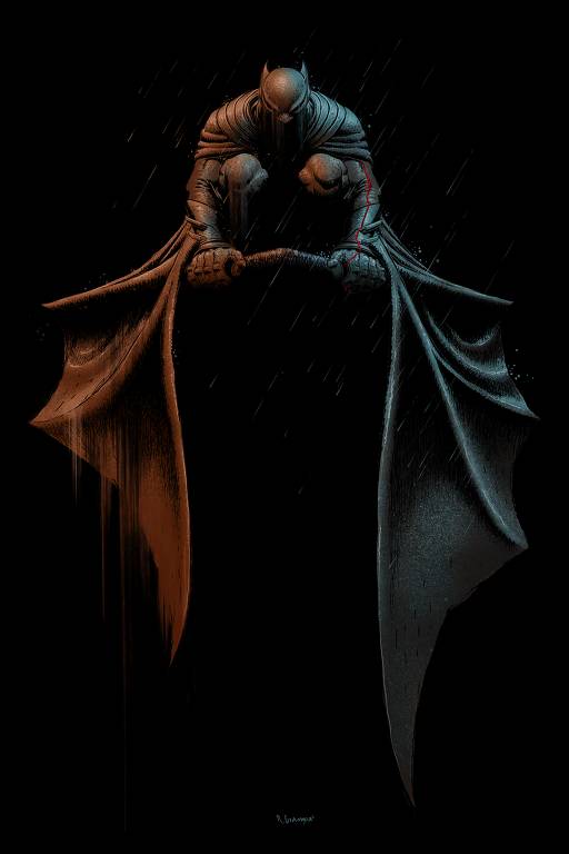 Novo Batman, feito por Rafael Grampá