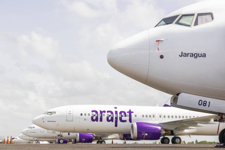 Avião da Arajet, nova companhia low cost no Brasil