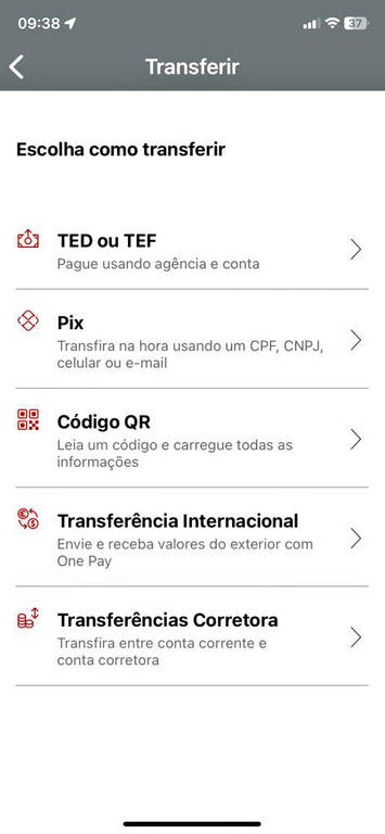 santander ted codigo