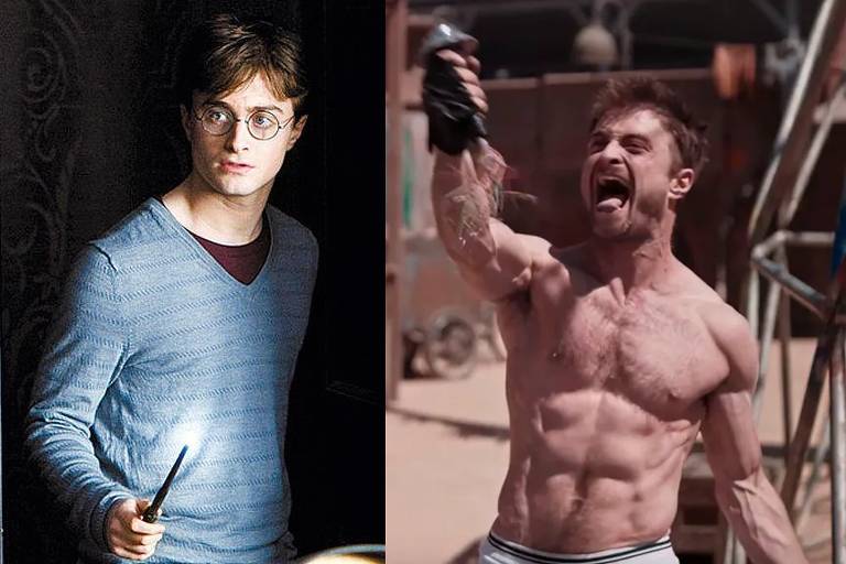 Dan Radcliffe de Harry Potter ressurge com tanquinho - 30/08/2023