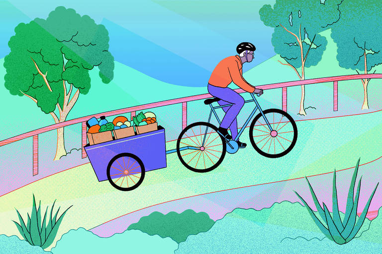 Ilustração bicicleta