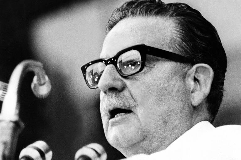 O ex-presidente chileno Salvador Allende, em fevereiro de 1973, sete meses antes do golpe que o derrubou e levou à morte 