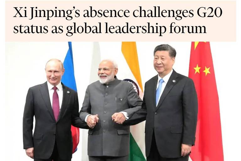 Xi confirma que não vai e 'abala estatura do G20', diz Financial Times