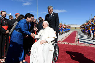 Pope Francis' visits Mongolia