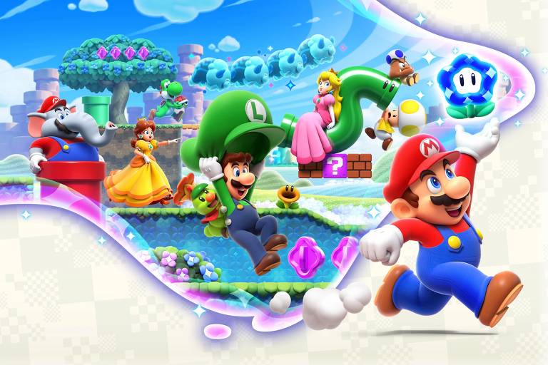 Imagem do jogo 'Super Mario Bros. Wonder'
