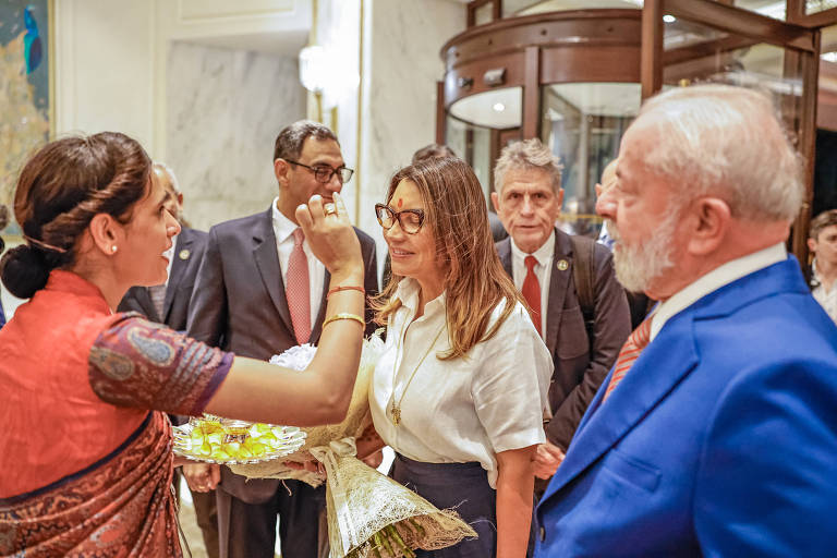 Janja é única primeira-dama a participar de sessões de cúpula do G20 na Índia