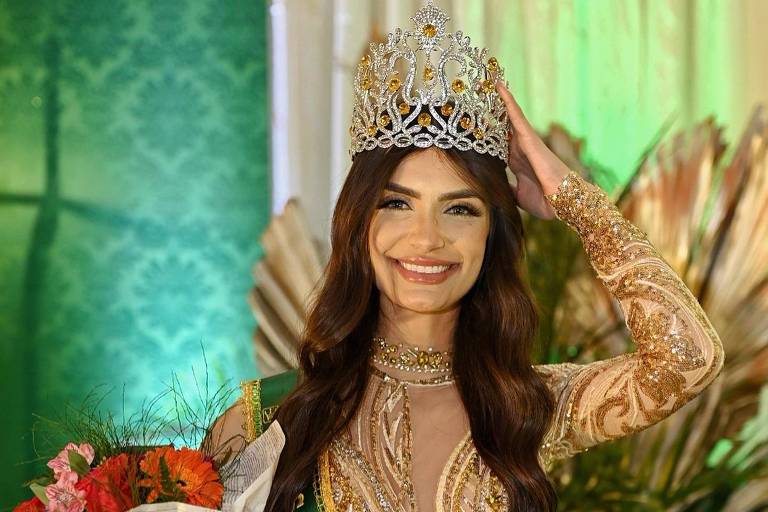 A paranaense Giovanna Vieira, 27, é a Miss Latina Brasil 2023