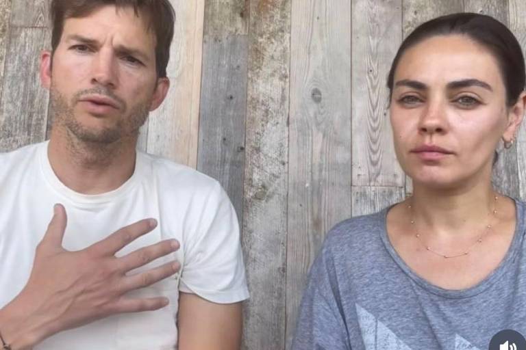 Ashton Kutcher e Mila Kunis se desculpam após apoiar colega condenado por estupros