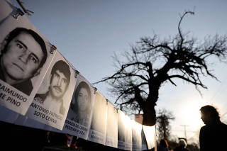 Former victims of Pinochet dictatorship return to their captivity places, in Santiago