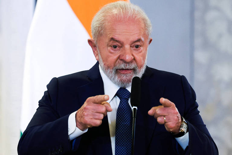 Lula dá entrevista coletiva após reunião do G20, em Nova Déli