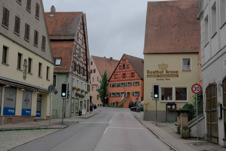 Spalt, uma cidade de cerca de 5.000 habitantes conhecida pelo lúpulo Spalter, que os entusiastas dizem ter um aroma delicado e picante, no sul da Alemanha