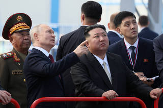 Russia's President Putin and North Korea's leader Kim meet in Amur region