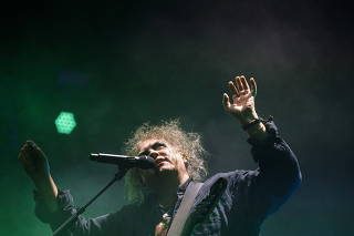 The Cure in concert in Budapest