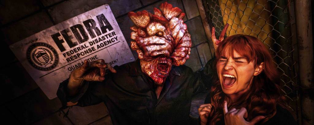 Na casa mal-assombrada de The Last of Us, infectados perseguem os visitantes, em cenas que remontam ao jogo do Playstation e à série da HBO