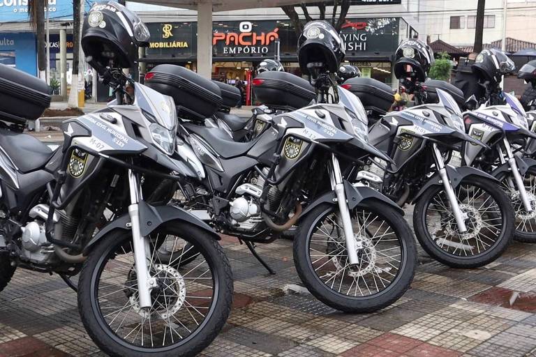 Motocicletas da Guarda Civil Municipal de Taboão da Serra