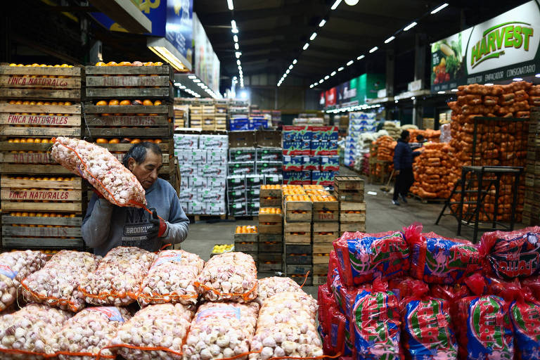 Mercado Central de Buenos Aires; inflação na argentina acelerou 12,4% em agosto