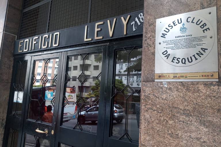 Entrada do Edifício Levy, onde Milton Nascimento se encontrou com a família Borges