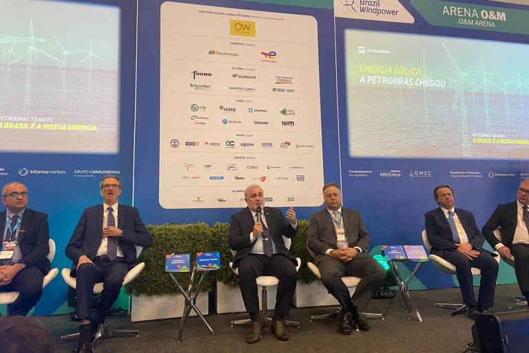 Presidente da Petrobras apresenta projeto eólico da estatal em evento em São Paulo